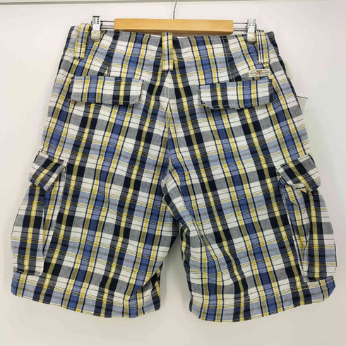 ポロジーンズカンパニーラルフローレン POLO JEANS COMPANY RALPH LAUREN 90-00s チェック柄 サイドポケット ハーフパンツ ショーツ メンズ US:32-33
