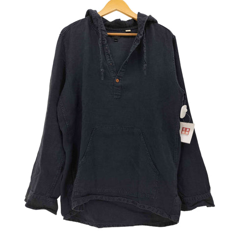 ジェイクルー J.CREW プルオーバー フーデッド L/S シャツ メンズ import:L