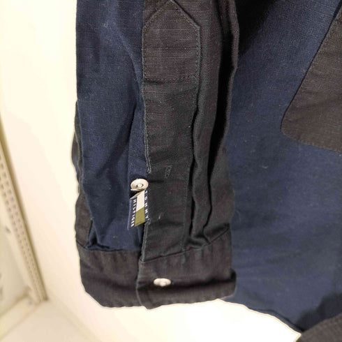 トミーヒルフィガー TOMMY HILFIGER マルチカラー 切替ストライプ リップストップBDシャツ メンズ JPN:M