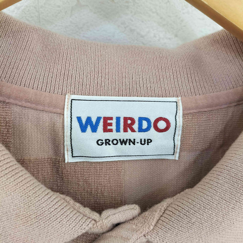 ウィアード WEIRDO 23SS CHECKER - H/S PILE POLO SHIRTS メンズ JPN:L