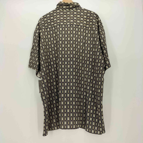 ナチュラルイシュー NATURAL ISSUE 80-90s 総柄 S/S レーヨン シャツ メンズ import:L