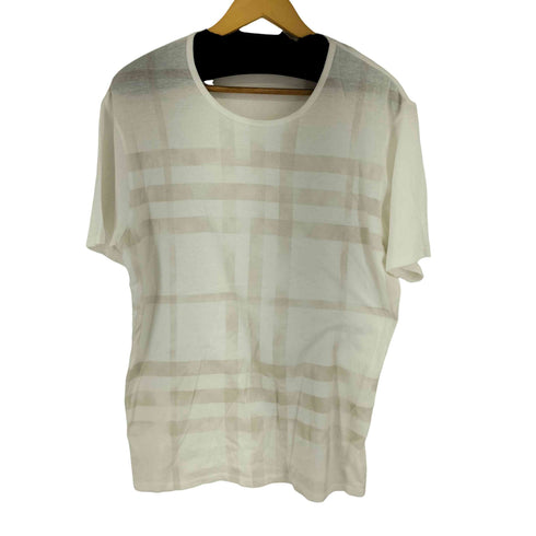 バーバリーロンドン BURBERRY LONDON チェック柄 S/S Tシャツ メンズ LL
