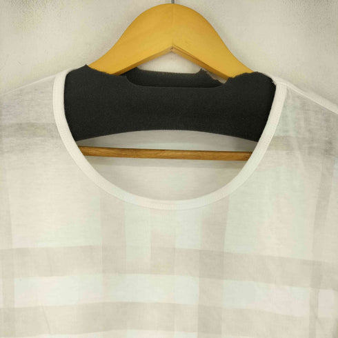 バーバリーロンドン BURBERRY LONDON チェック柄 S/S Tシャツ メンズ LL