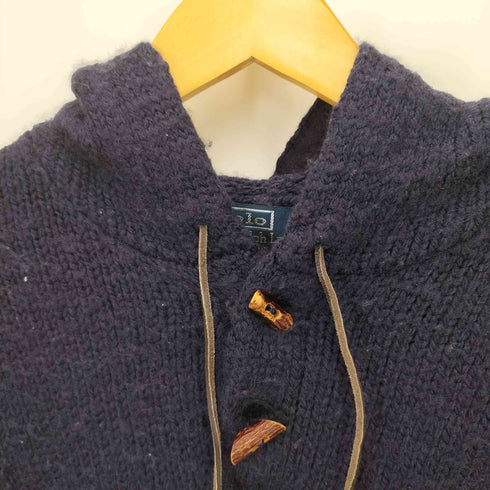 ポロバイラルフローレン Polo by RALPH LAUREN 90sプルオーバー星条旗ニットフーディ メンズ JPN:L