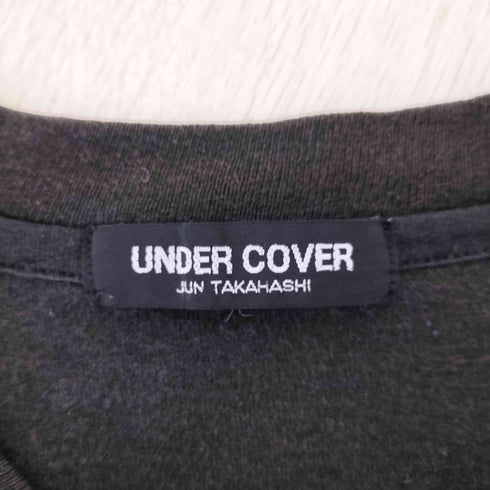 アンダーカバー UNDERCOVER シングルステッチロゴプリントクルーネックTシャツ メンズ