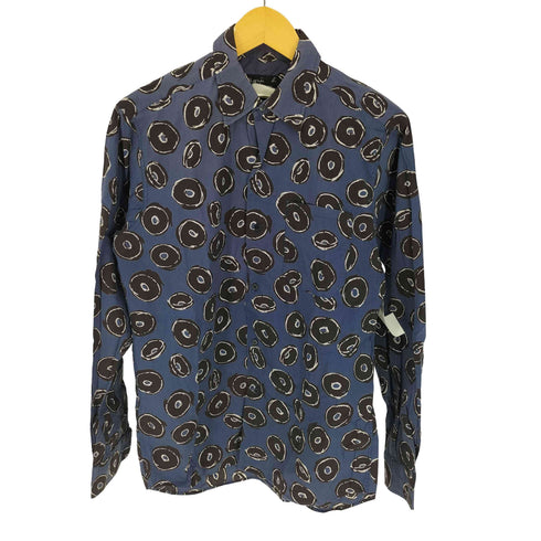 アニエスベーオム Agnes b.homme 90-00S リング 総柄 レギュラーカラー シャツ メンズ UK:36