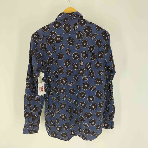 アニエスベーオム Agnes b.homme 90-00S リング 総柄 レギュラーカラー シャツ メンズ UK:36