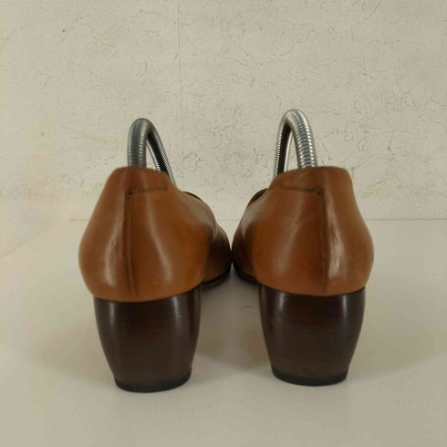 TRANS-PARENTS MADE IN ITALY スナップボタン レザーヒールパンプス VERO CUOIO レディース EUR:37