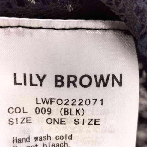 リリーブラウン Lily Brown 22SS レース ミニワンピース レディース FREE