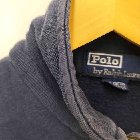 ポロバイラルフローレン Polo by RALPH LAUREN フロントプリントハーフジップスウェットシャツ メンズ JPN:M