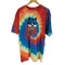 ハフ HUF コラボ Hypnotize Spiral S/S Tee キャラクター プリント タイダイ Tシャツ メンズ import:L