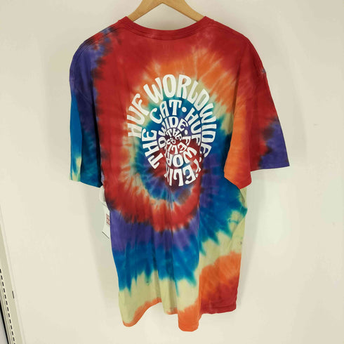ハフ HUF コラボ Hypnotize Spiral S/S Tee キャラクター プリント タイダイ Tシャツ メンズ import:L