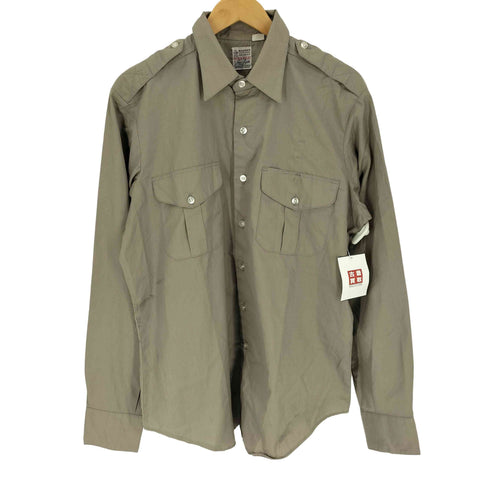 バジャー BADGER 60-70S ポリコットン エポレット ドレスシャツ メンズ 16-6