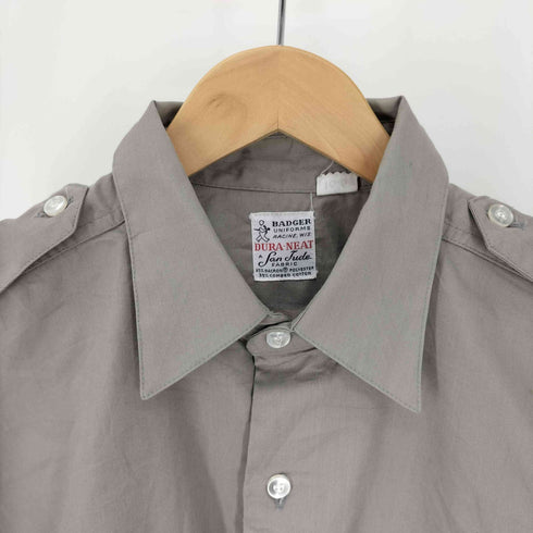 バジャー BADGER 60-70S ポリコットン エポレット ドレスシャツ メンズ 16-6