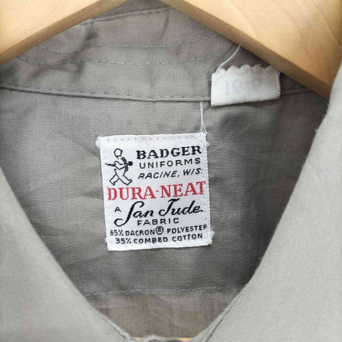 バジャー BADGER 60-70S ポリコットン エポレット ドレスシャツ メンズ 16-6