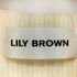 リリーブラウン Lily Brown ビッグカラー レイヤード ニット レディース ONE SIZE
