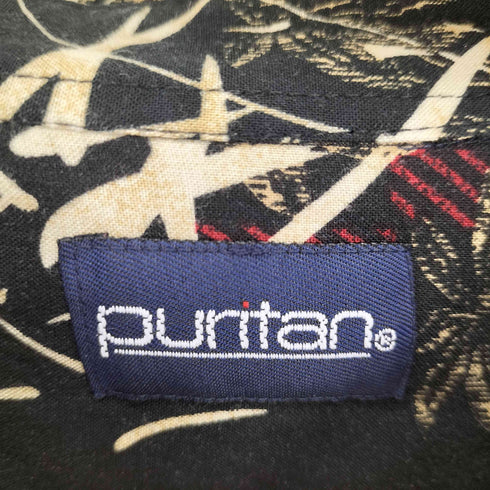 ピューリタン PURITAN フローラル 総柄 S/S シャツ メンズ