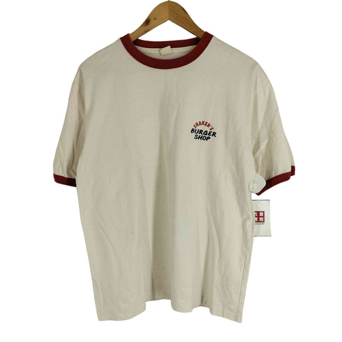 フリークスストア FREAKS STORE BURGERSHOP SIGN TEE バックプリント リンガーTシャツ メンズ JPN:M