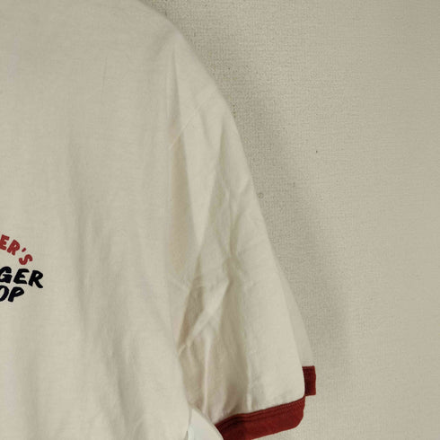 フリークスストア FREAKS STORE BURGERSHOP SIGN TEE バックプリント リンガーTシャツ メンズ JPN:M