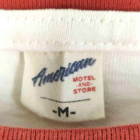 フリークスストア FREAKS STORE BURGERSHOP SIGN TEE バックプリント リンガーTシャツ メンズ JPN:M