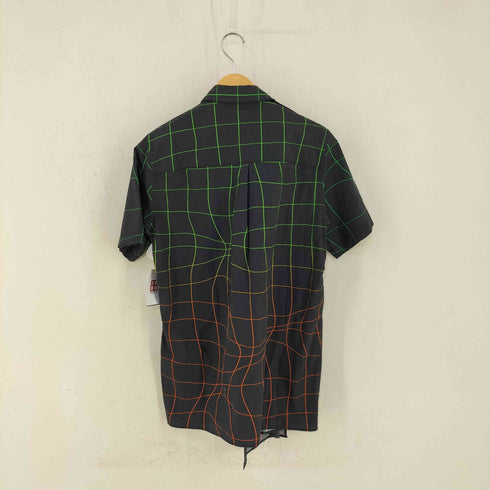 ユウキハシモト YUKI HASHIMOTO WAVE GRID CROSSOVER SHORT SLEEVE SHIRTS メンズ JPN:44