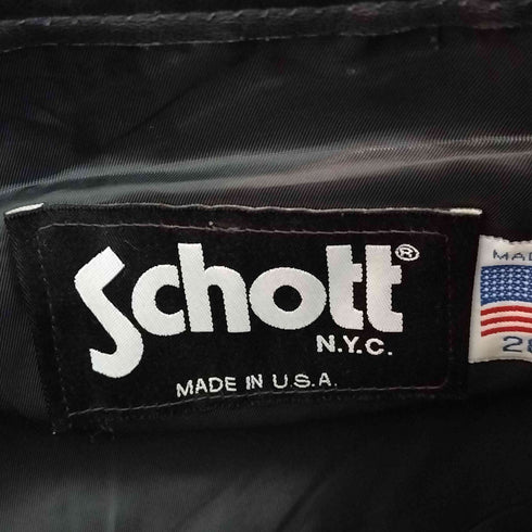 ショット Schott USA製 ライダースレザーパンツ メンズ 26