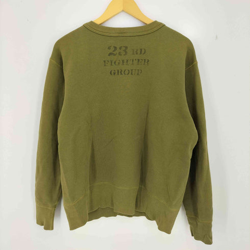 バズリクソンズ BUZZ RICKSONS 前V フライングタイガース ミリタリー クルーネックスウェット メンズ JPN:L