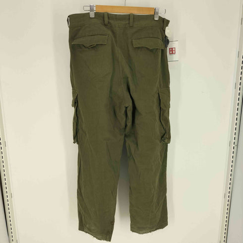 フレンチアーミー FRENCH ARMY 50-60S M-47 CARGO 後期型 尿素ボタン ヘリンボーン ボタンフライ カーゴ パンツ メンズ 25