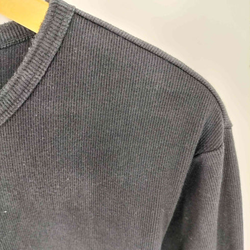 アヴィレックス AVIREX Long T-shirt Daily Rib Henley Neck Tee デイリーヘンリーネック ロンT メンズ JPN:L