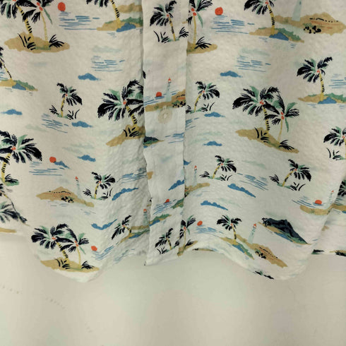 フェアファックス FAIRFAX S/S 総柄シアサッカーシャツ メンズ JPN:2