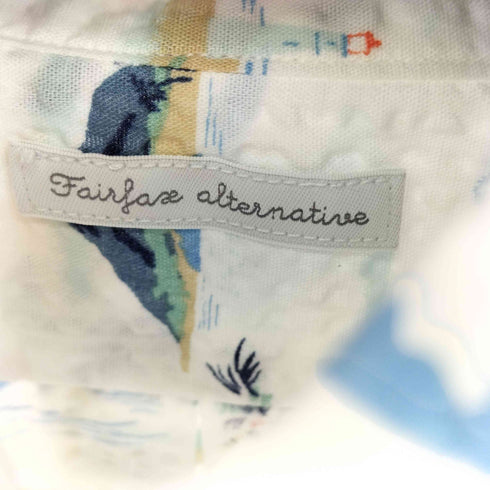 フェアファックス FAIRFAX S/S 総柄シアサッカーシャツ メンズ JPN:2
