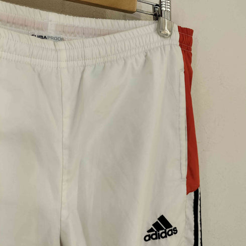 アディダス adidas CLIMAPROOF パフォーマンスロゴ刺繍 サイドライン バイカラーパンツ メンズ JPN:L