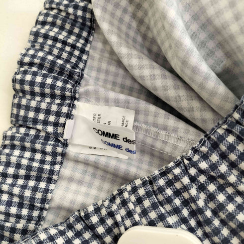 コムデギャルソンコムデギャルソン COMME des GARCONS COMME des GARCONS ギンガムチェック コットンポリ クロップドパンツ レディース JPN:M
