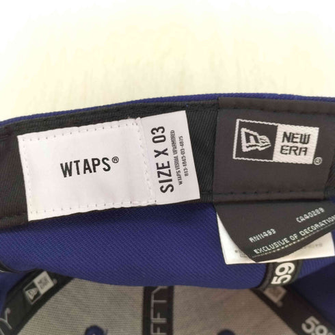 ダブルタップス WTAPS 6パネル ロゴ刺繍ベースボールキャップ メンズ 7 1/2 59.6cm