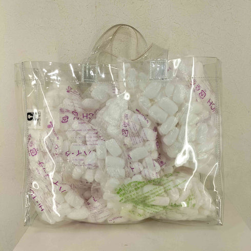 シーディージーコムデギャルソン CDG COMME des GARCONS フロントロゴ PVCクリアバッグ メンズ
