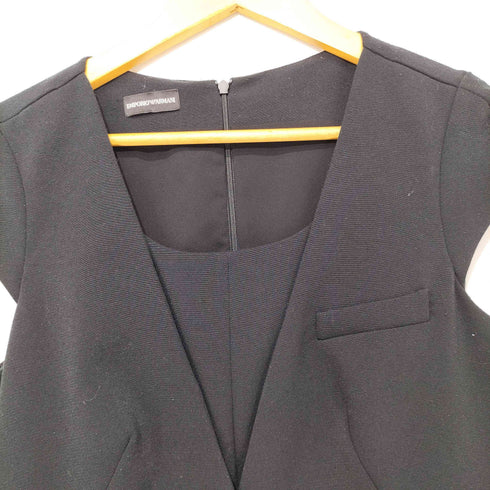 エンポリオアルマーニ EMPORIO ARMANI ドッキングジャケット ドレスワンピース レディース EUR:42