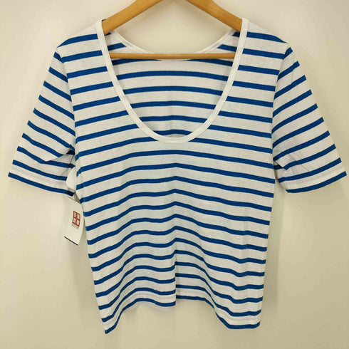 ルミノア Le minor フランス製 バックオープン ボーダーカットソー レディース
