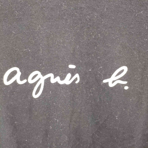 アニエスベー agnes b. PARIS ロゴプリント ロングスリーブTシャツ レディース T2