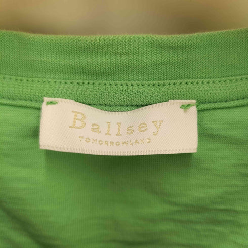 ボールジー BALLSEY コットンジャージー ショルダータックノースリーブプルオーバー レディース S