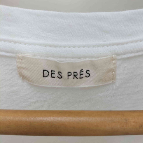 デプレ DES PRES コットンヘンプシアージャージー バックタックプルオーバー レディース S