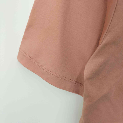 デミルクスビームス Demi-Luxe BEAMS スムースハーフスリーブプルオーバー レディース