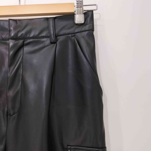 CHAROL フェイクレザージョガーパンツ レディース JPN:S