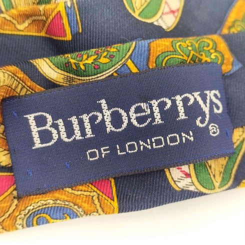 バーバリーズ BURBERRYS 総柄 シルクネクタイ メンズ