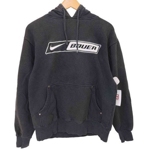 ナイキ NIKE 00SBAUER L/S ロゴ刺繍 プルオーバー パーカー メンズ import:S