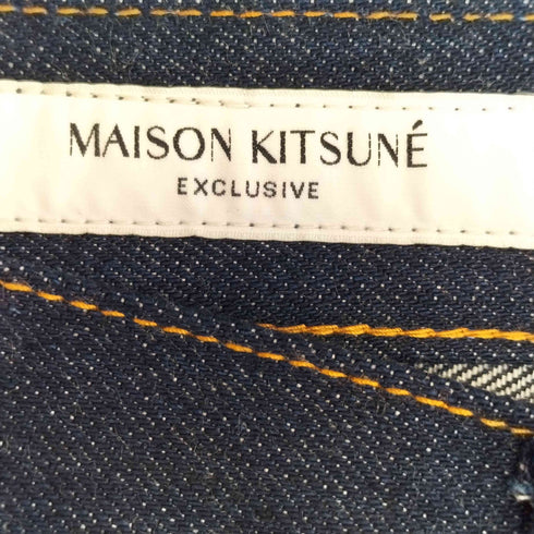 メゾンキツネ MAISON KITSUNE JP STRAIGHT DENIM PANTS ジャパン ストレート デニム パンツ メンズ 30