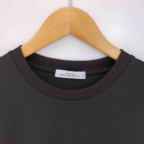 ユナイテッドアローズグリーンレーベルリラクシング UNITED ARROWS green label relaxing TEXBRID ヘムコード クルーネック Tシャツ メンズ JPN:L