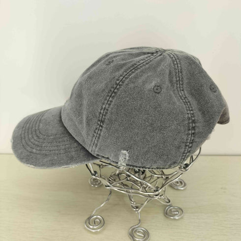 メゾンスペシャル MAISON SPECIAL 24ss Chemical Over-Dye Reverse Logo Damage Cap メンズ FREE