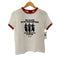 エックスガール X-girl BOYS RINGER両面プリント S/S リンガーTシャツ レディース import:M