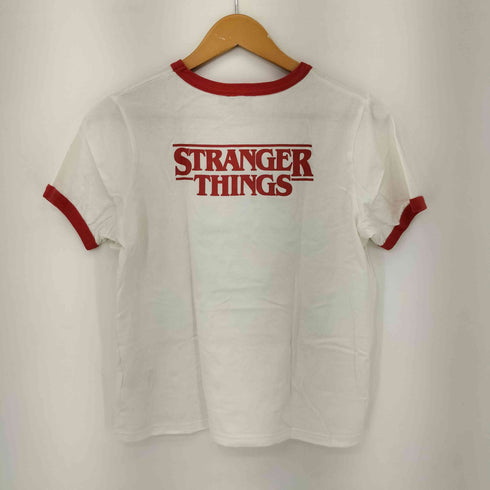 エックスガール X-girl BOYS RINGER両面プリント S/S リンガーTシャツ レディース import:M