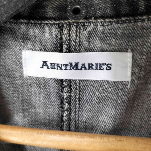 アントマリーズ Aunt Maries ブラックデニムライダースジャケット メンズ ONE SIZE